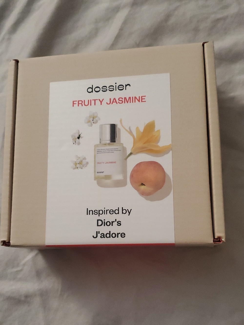 Dior-inspired Fruity Jasmine Box – Beige, White, Peach